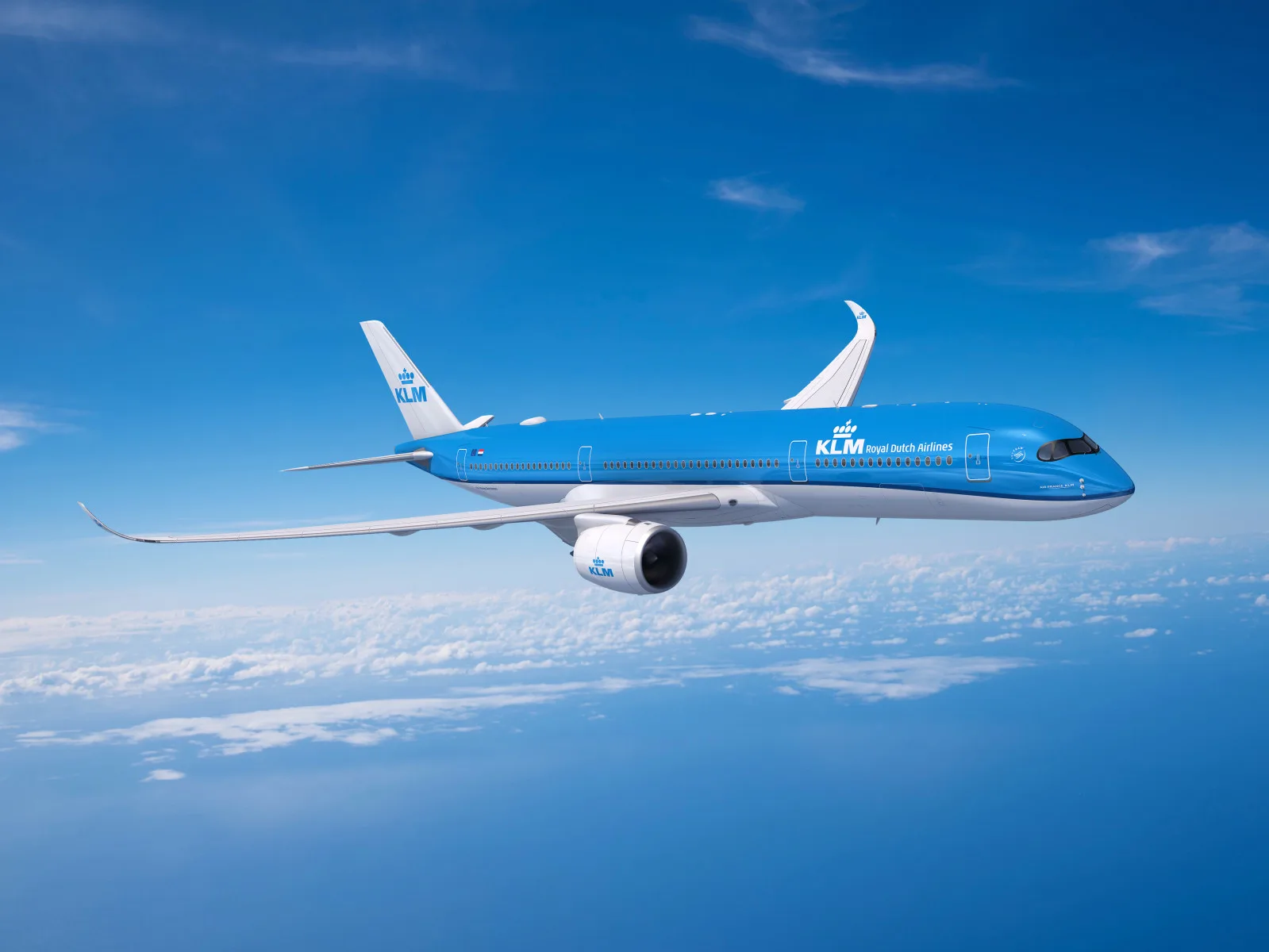Air France-KLM Airbus A350-900, the Flying Blue partner reachable via Chase Ultimate Rewards.